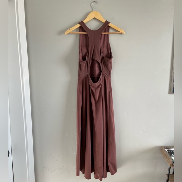 Athleta | Mauve Racerback Sleeveless Athletic Maxi Dress - Picture 7 of 9